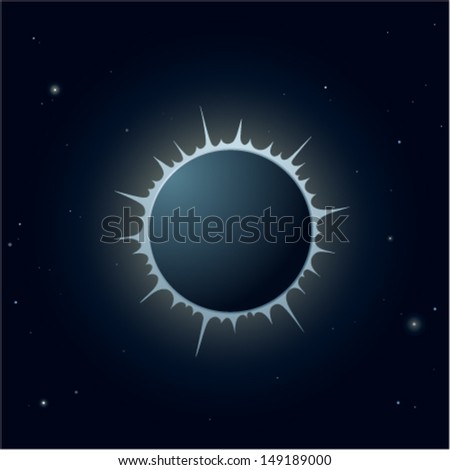 Eclipse of some unknown planet deep in space