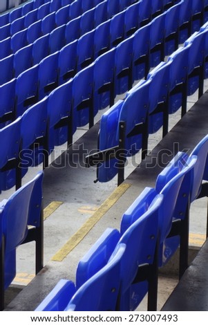 Blue Stadium Seating