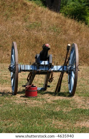 Cannon used in a War of 1812 battle re-enactment