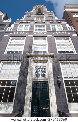 Amsterdam17th century golden age building , Netherlands.