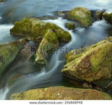 abstract background or texture hard road water