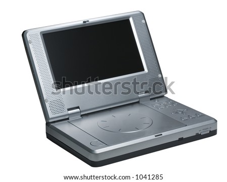 Portable DVD player (isolated)