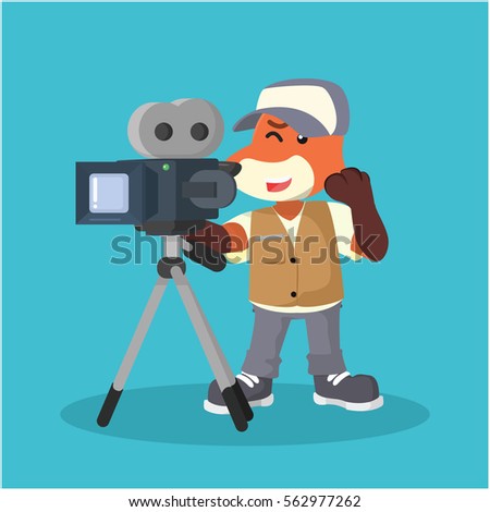 fox movie cameraman recording