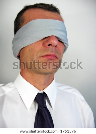 Blindfolded Man Stock Photo 1751576 : Shutterstock