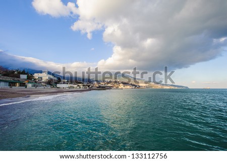 Yalta, Crimea, southern Ukraine, north coast of the Black Sea. The city is located on the site of an ancient Greek colony, said to have been founded by Greek sailors who were looking for a safe shore