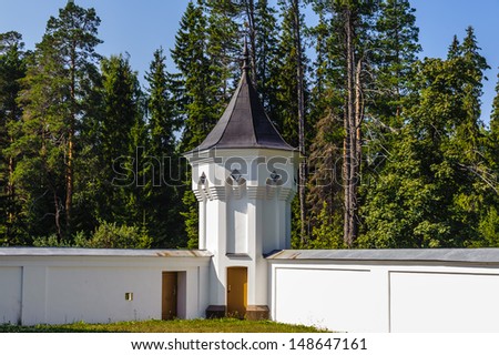 All Saints Church complex on the Valaam (Valamo), an archipelago of Lake Ladoga,Republic of Karelia, Russian Federation.
