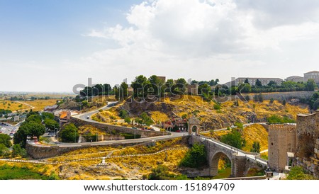 Landscape of the nature of Toledo, UNESCO world heritage site