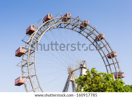 Observation wheel of Vienna, Austria