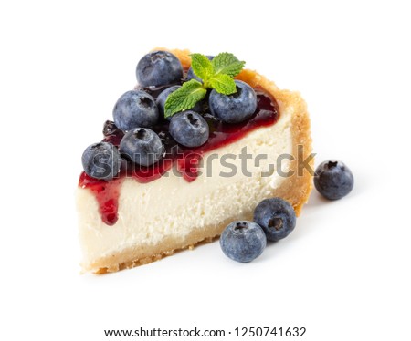 Similar – Foto Bild Cheesecake mit Heidelbeeren