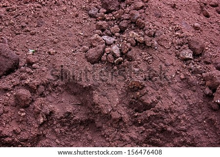 Red soil texture.