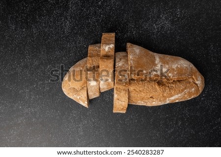 Similar – Foto Bild Ordentlich geschnittenes Brot zum Frühstück