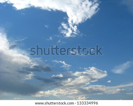 image of simple background with beautiful blue sky