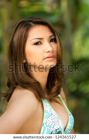 Sexy thai woman portrait