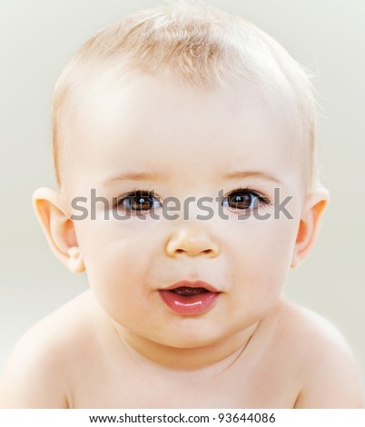 Portrait Of Beautiful Baby Boy Stock Photo 93644086 : Shutterstock