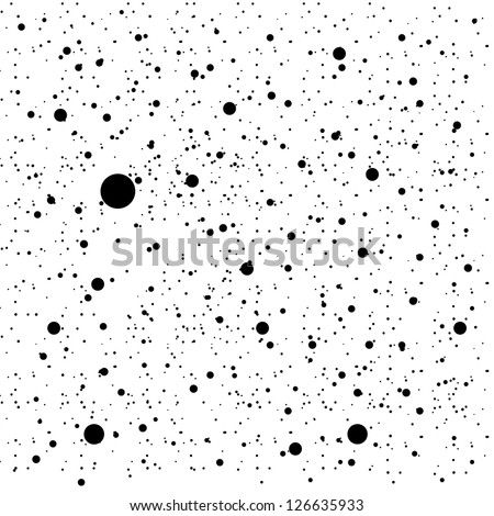 Abstract Black Dots Pattern Vector Background - 126635933 : Shutterstock
