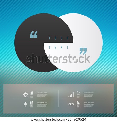 Modern infographic design with beautiful sky background can be used for workflow layout, chart, number options, presentation, web design. Eps 10 stock vector illustration 