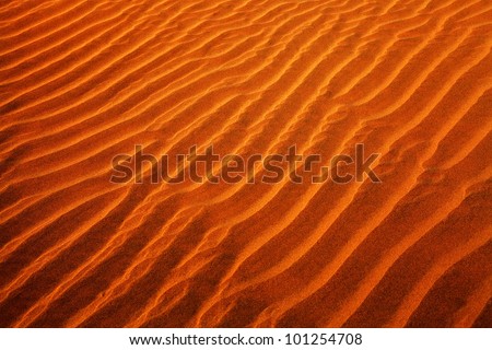 Abstract sand pattern in Thar Desert, India