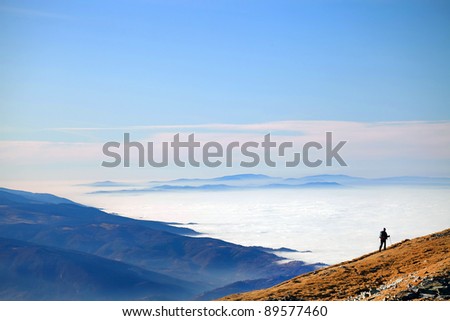 Mountain hiker
