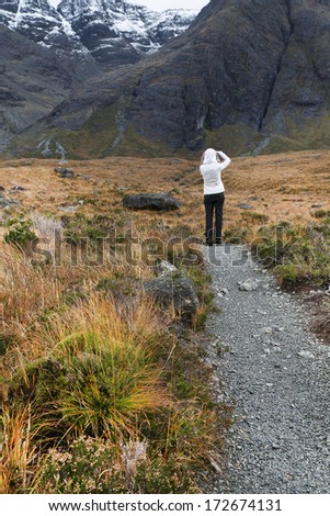 Photographer in Highlands of Scotland, Europe
