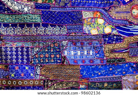 Rajasthani Indian patchwork wall cloth