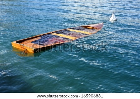 Boat sinking
