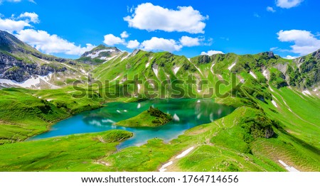 Similar – Image, Stock Photo pond Lake Bavaria Blue