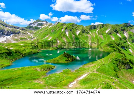 Similar – Image, Stock Photo pond Lake Bavaria Blue