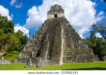 Maya Tikal Ruins in Guatemala