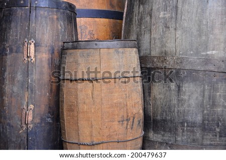 Wine Barrel of wood