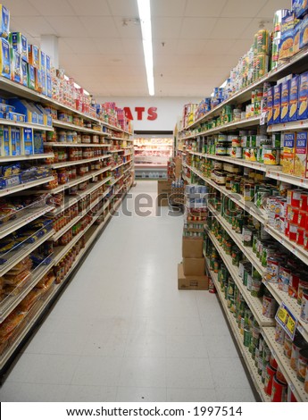 Supermarket Isle Stock Photo 1997514 : Shutterstock