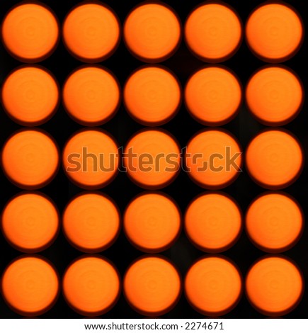 5x5 orange grid