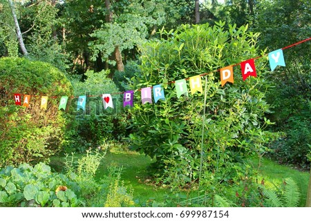 Similar – Image, Stock Photo pennant backyard Red