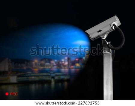 Security Cam and city