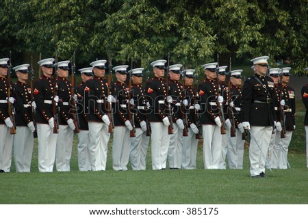 United States Marine Corps’ Silent Drill Platoon.