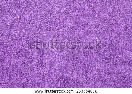 hairy purple fabric
