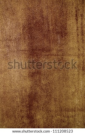 Rusty sheet metal