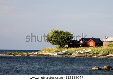 Houses by the sea, Sweden