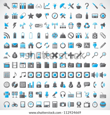 UNIVERSAL VECTOR ICONS FOR WEB AND MOBILE