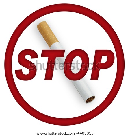 Symbol Stop To Cigarettes Stock Photo 4403815 : Shutterstock