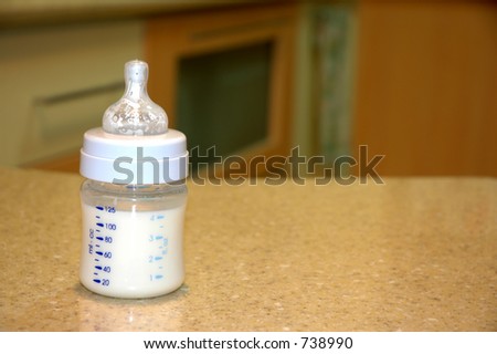 milk bottle (feeding time)