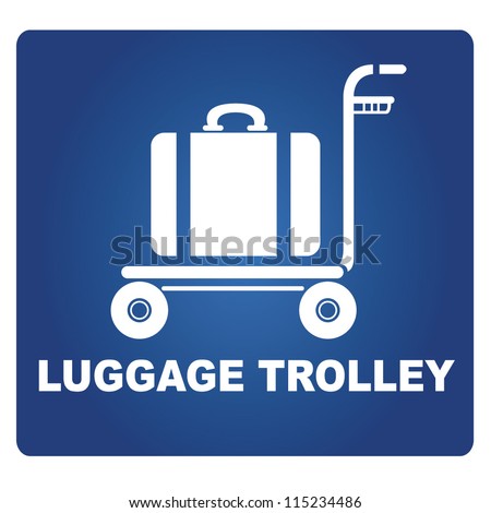 luggage trolley