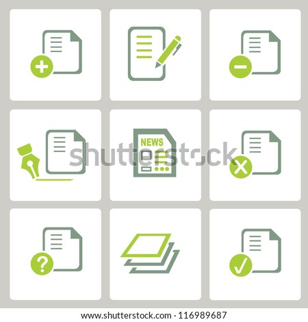 web icon, internet icon, business icon set, green icon set