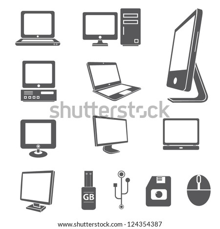 computer icon set