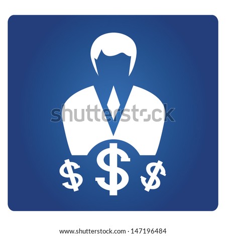 Capitalist Symbol Stock Vector 147196484 : Shutterstock