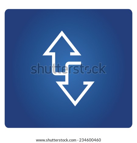two way arrows, up and down arrow signs