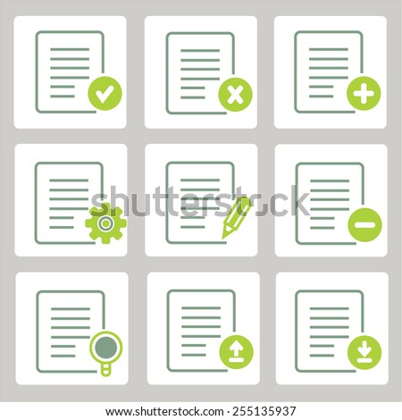 file management and administration icons