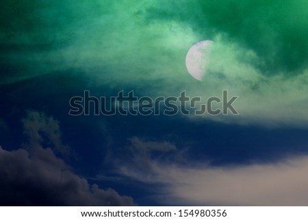 Art abstract night sky background