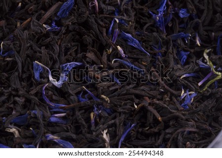 Collection Of Green, Black and Herbal Tea Leaves