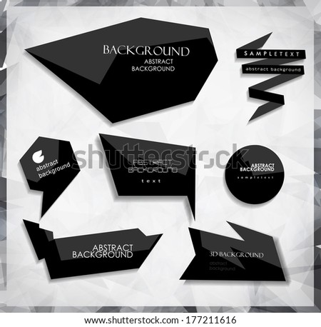 abstract  modern Label or bubble  with background, , can be used for website, info-graphics, banner.