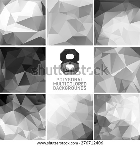 Polygonal background.Crystal and triangles, low poly illustration